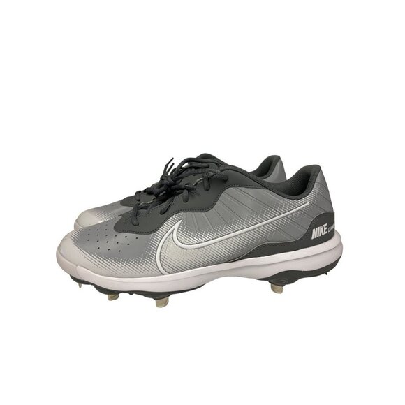 NEW! Nike Alpha Huarache Varsity 4 Metal Baseball Cleats Men\'s Size 14 Grey main image 5